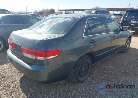 2004 Honda Accord 2.4 Lx из США, поврежденный, VIN 1HGCM56374A064957